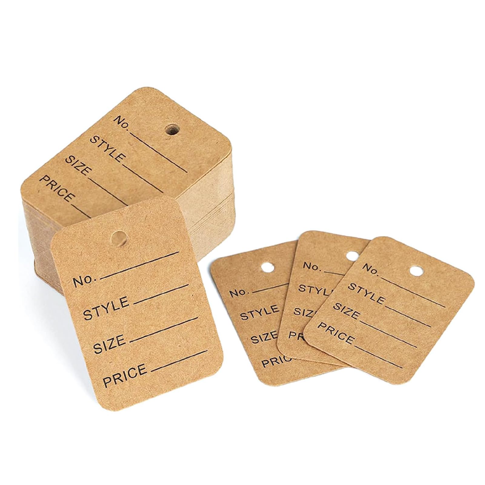 Amazon | ZERONOWA 商品タグ 小サイズ 1000枚 サイズタグ 商品